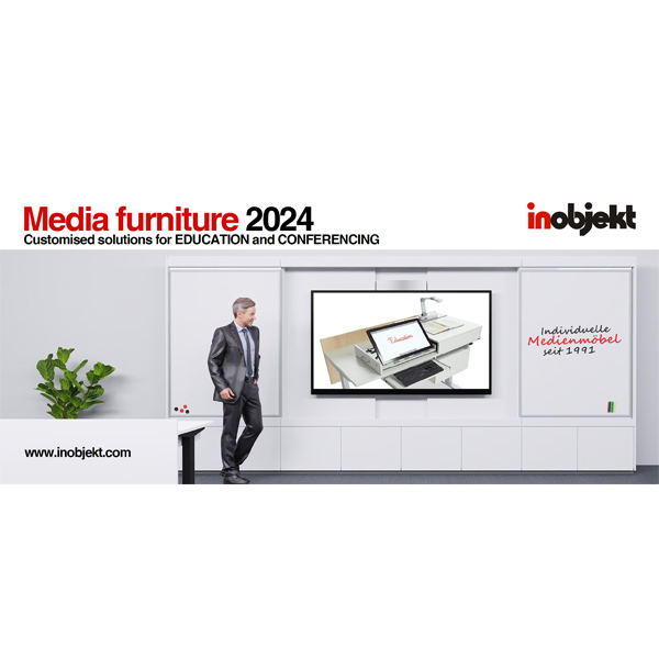 Download: Brochure inobjekt media furniture 2024 