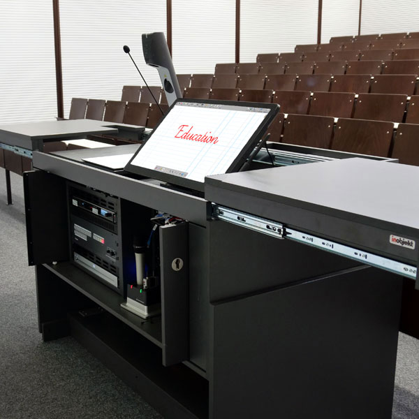 Navigation Dozentenpult teach.duo